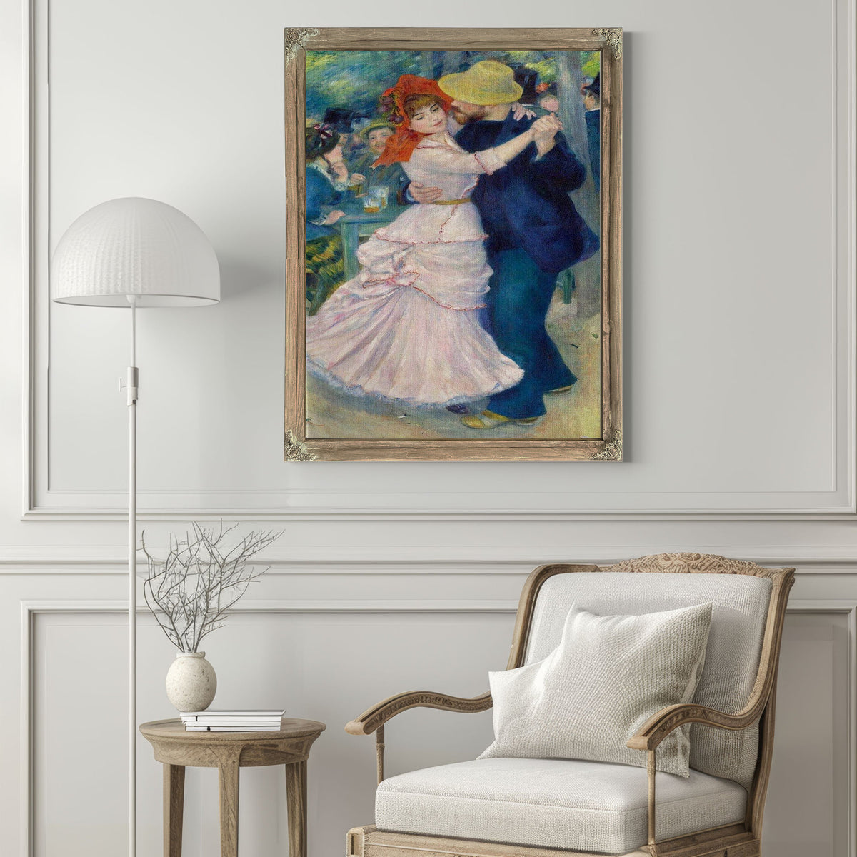 Dance At Bougival By Pierre August Renoir