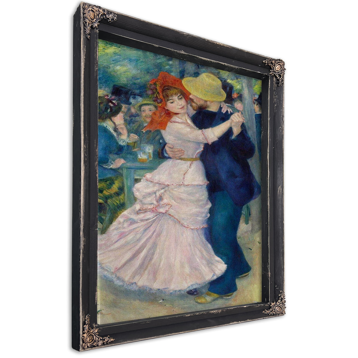 Dance At Bougival By Pierre August Renoir