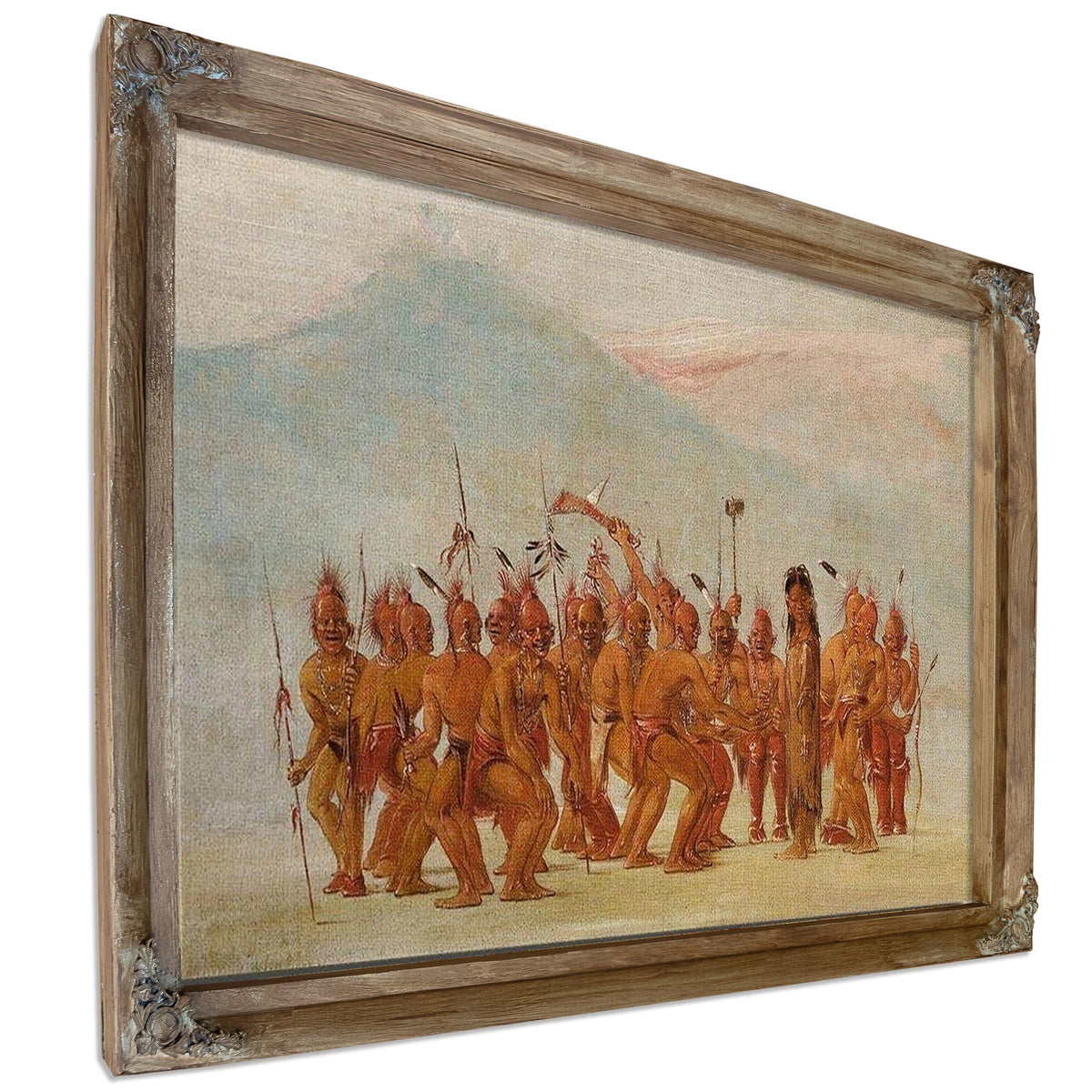 Dance To The Berdash By George Catlin