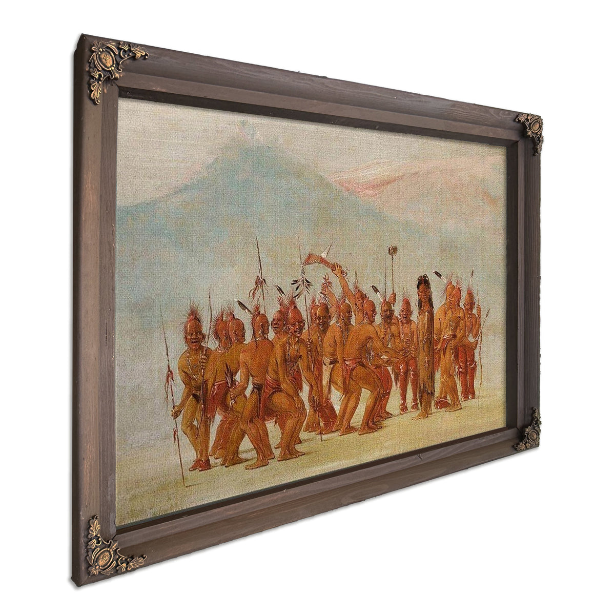 Dance To The Berdash By George Catlin