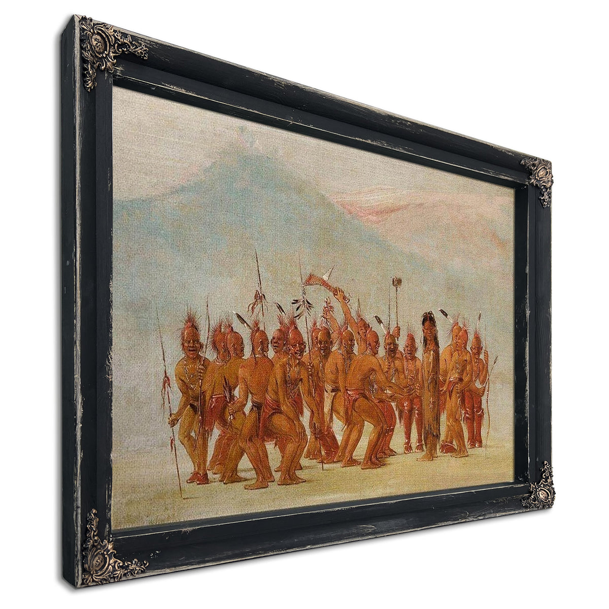 Dance To The Berdash By George Catlin