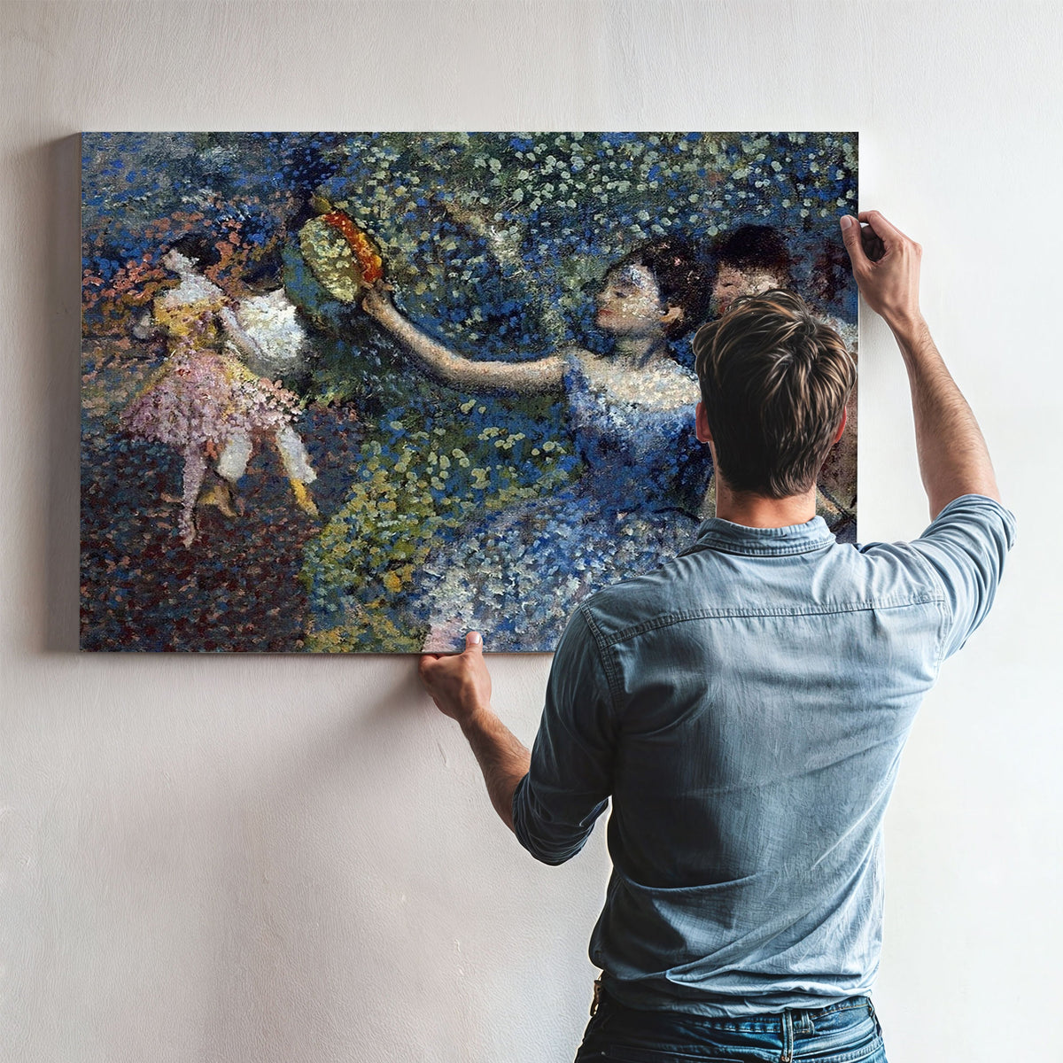 Dancer With A Tambourine By Edgar Degas