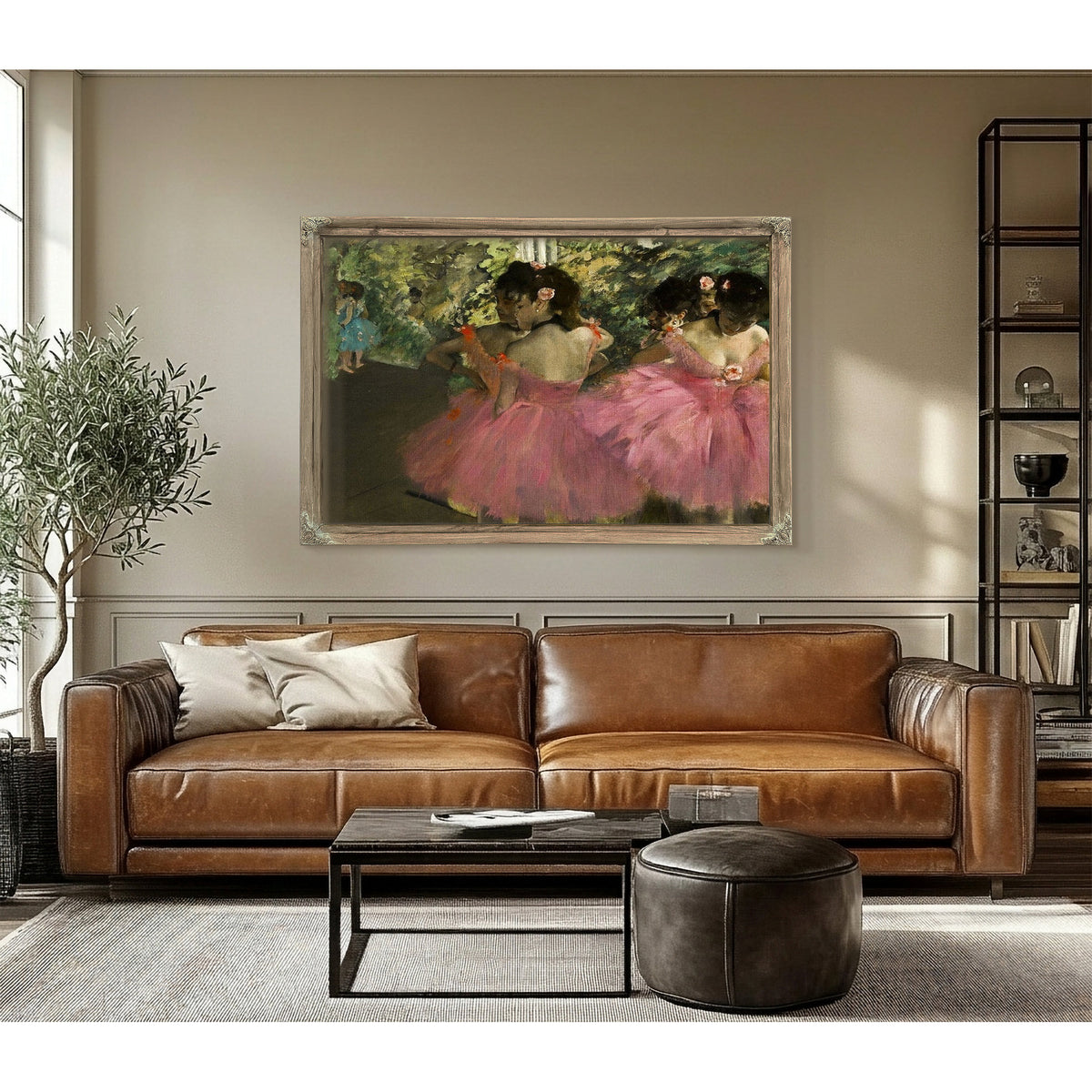 Dancers In Pink By Edgar Degas