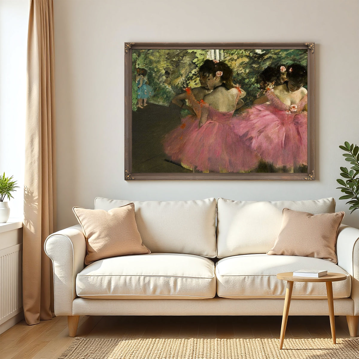 Dancers In Pink By Edgar Degas