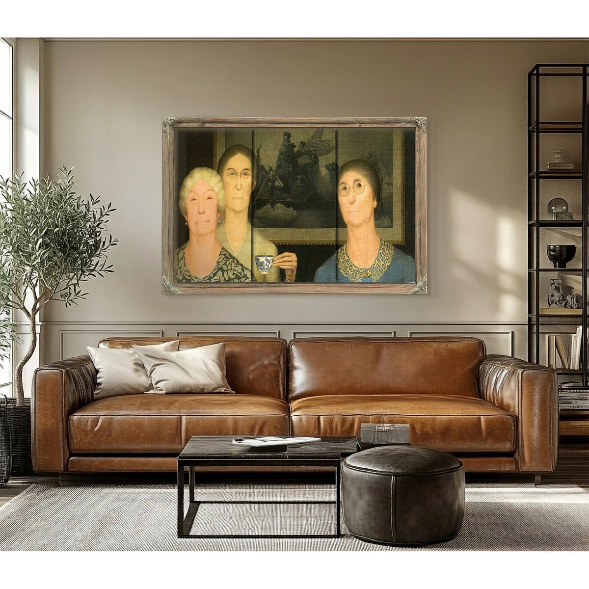 Daughters Of The Revolution By Grant Wood