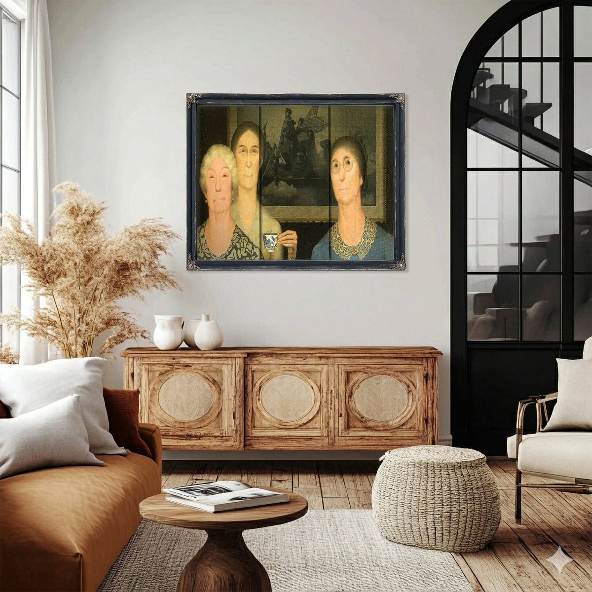 Daughters Of The Revolution By Grant Wood