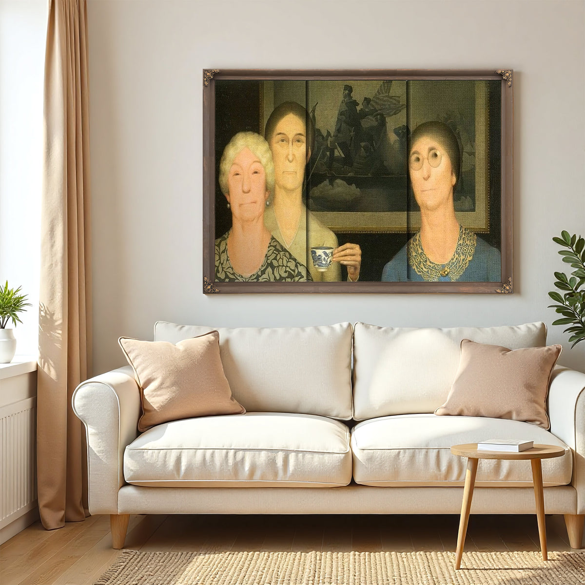 Daughters Of The Revolution By Grant Wood