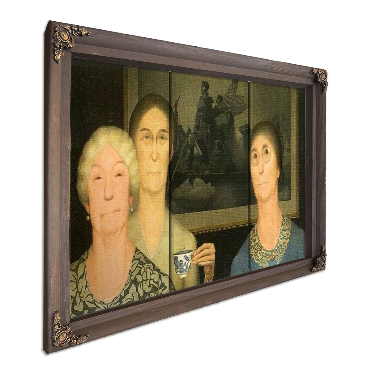 Daughters Of The Revolution By Grant Wood