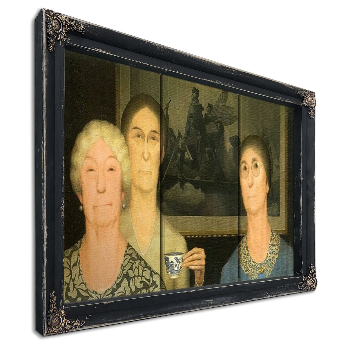 Daughters Of The Revolution By Grant Wood