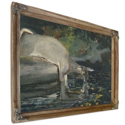 Deer Drinking By Winslow Homer