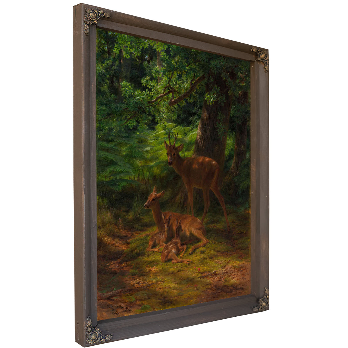 Deer In Repose by Rosa Bonheur