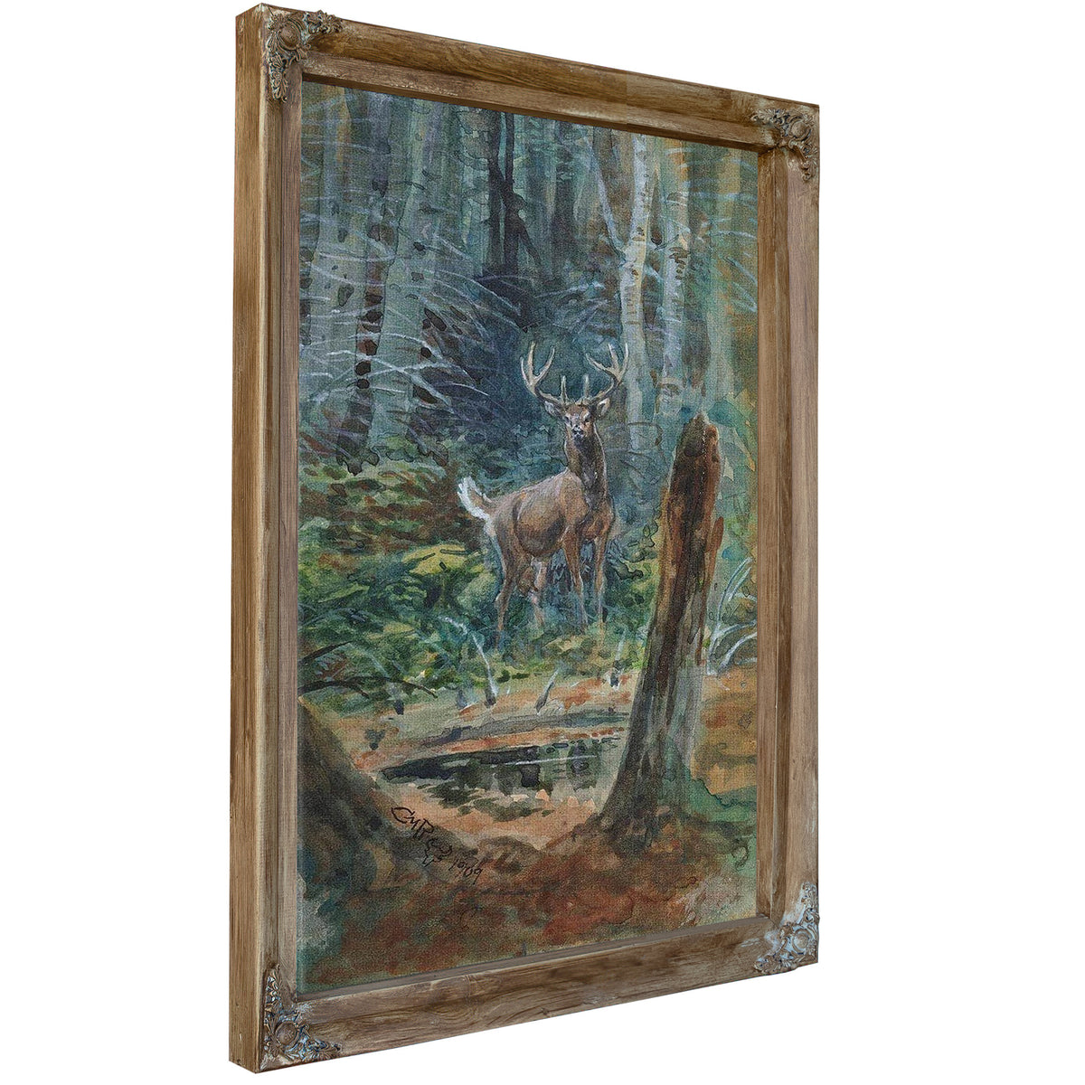 Deer In The Dell By Charles Marion Russell