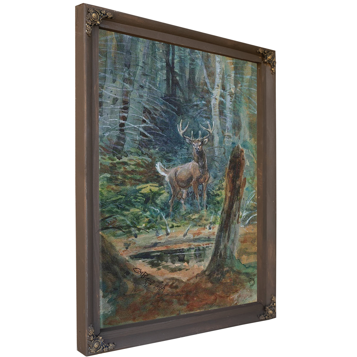 Deer In The Dell By Charles Marion Russell