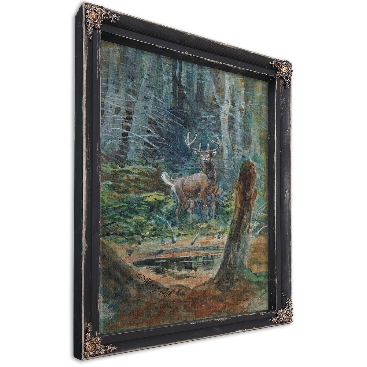 Deer In The Dell By Charles Marion Russell