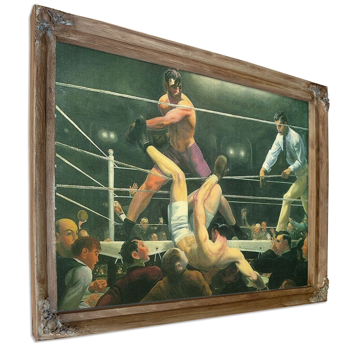 Dempsey And Firpo 1924 By George Bellows