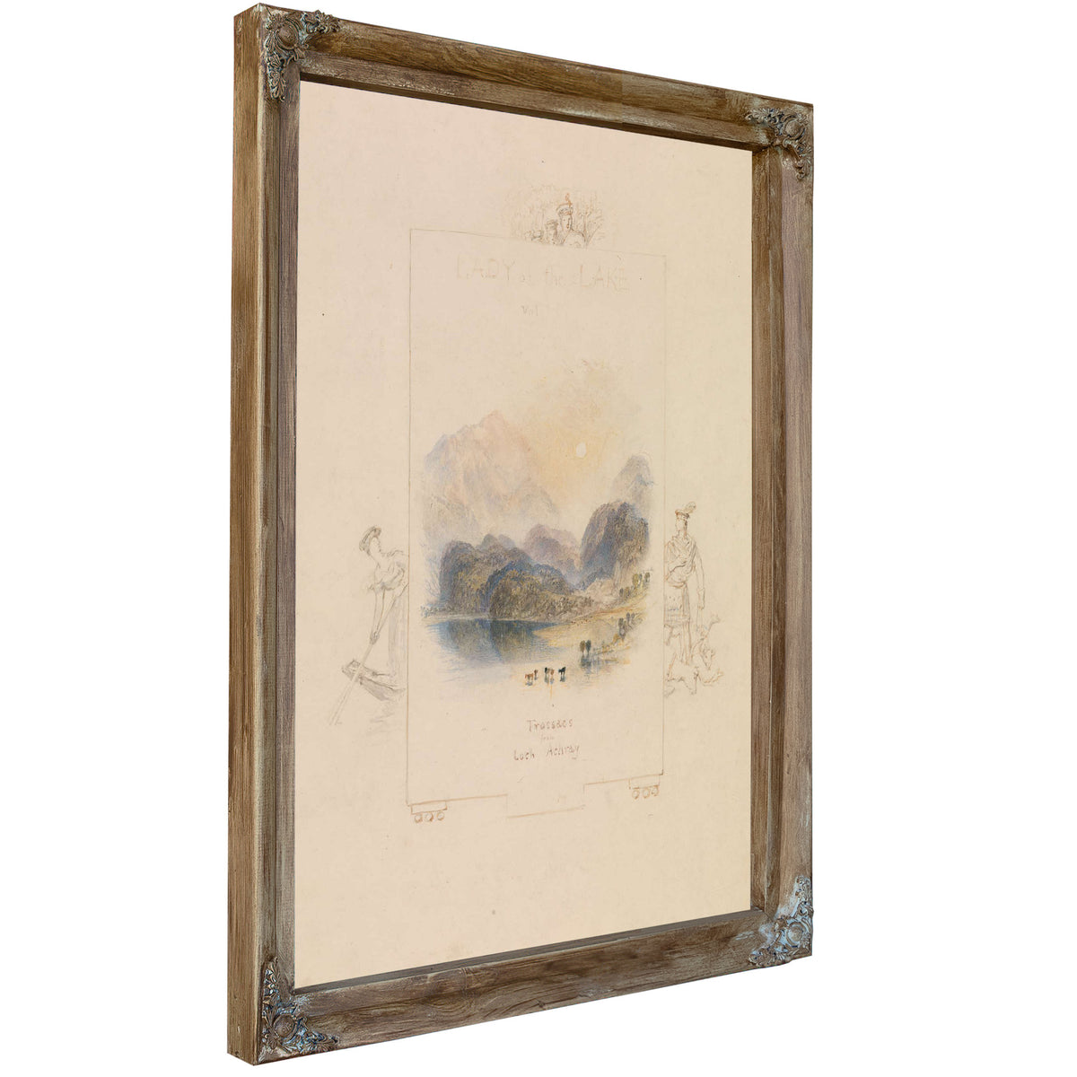 Design For An Illustration For Walter Scotts Lady Of The Lake Loch Achray by Joseph Mallord William Turner