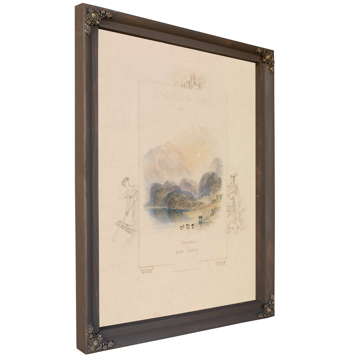 Design For An Illustration For Walter Scotts Lady Of The Lake Loch Achray by Joseph Mallord William Turner