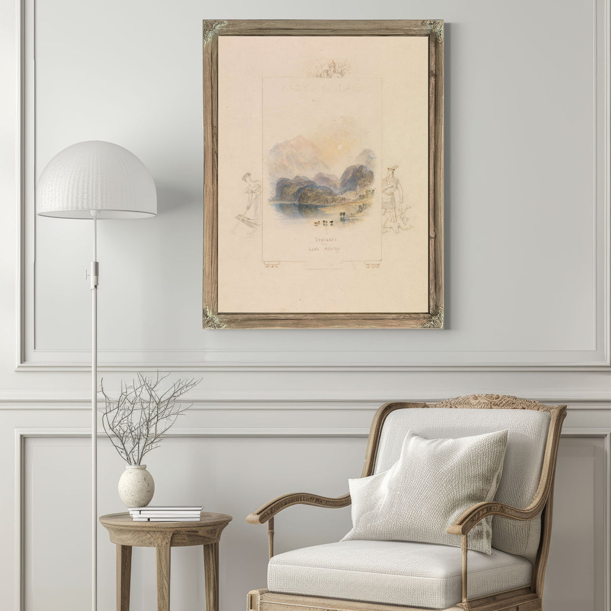 Design For An Illustration For Walter Scotts Lady Of The Lake Loch Achray by Joseph Mallord William Turner