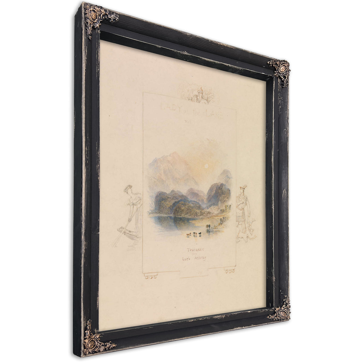 Design For An Illustration For Walter Scotts Lady Of The Lake Loch Achray by Joseph Mallord William Turner