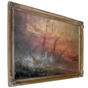 Detail Of Sailing Ship From The Slave Ship By Joseph Mallord William Turner