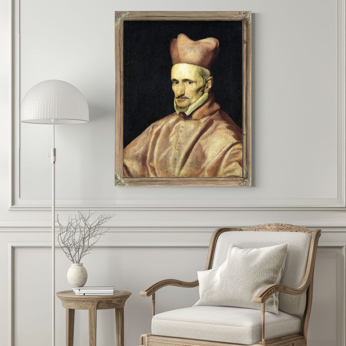 Portrait Cardinal Gaspar de Borja y By Diego Velazquez