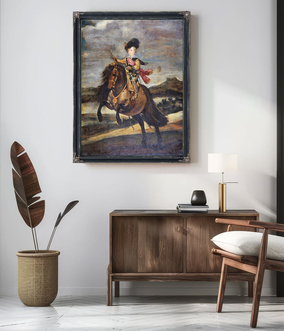 The Infante Baltasar Carlos Horseback By Diego Velazquez