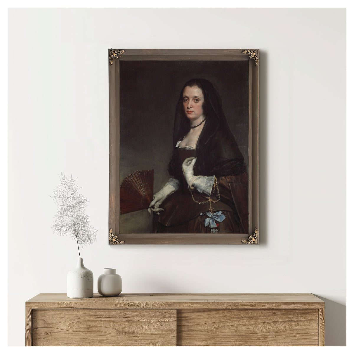 The Lady a Fan By Diego Velazquez
