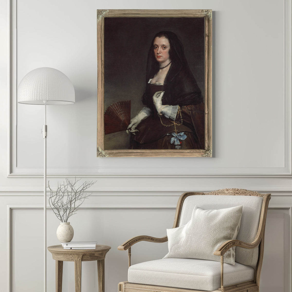 The Lady a Fan By Diego Velazquez