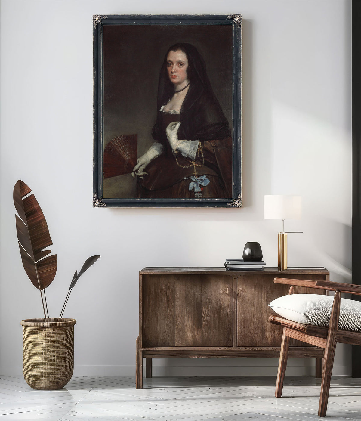 The Lady a Fan By Diego Velazquez