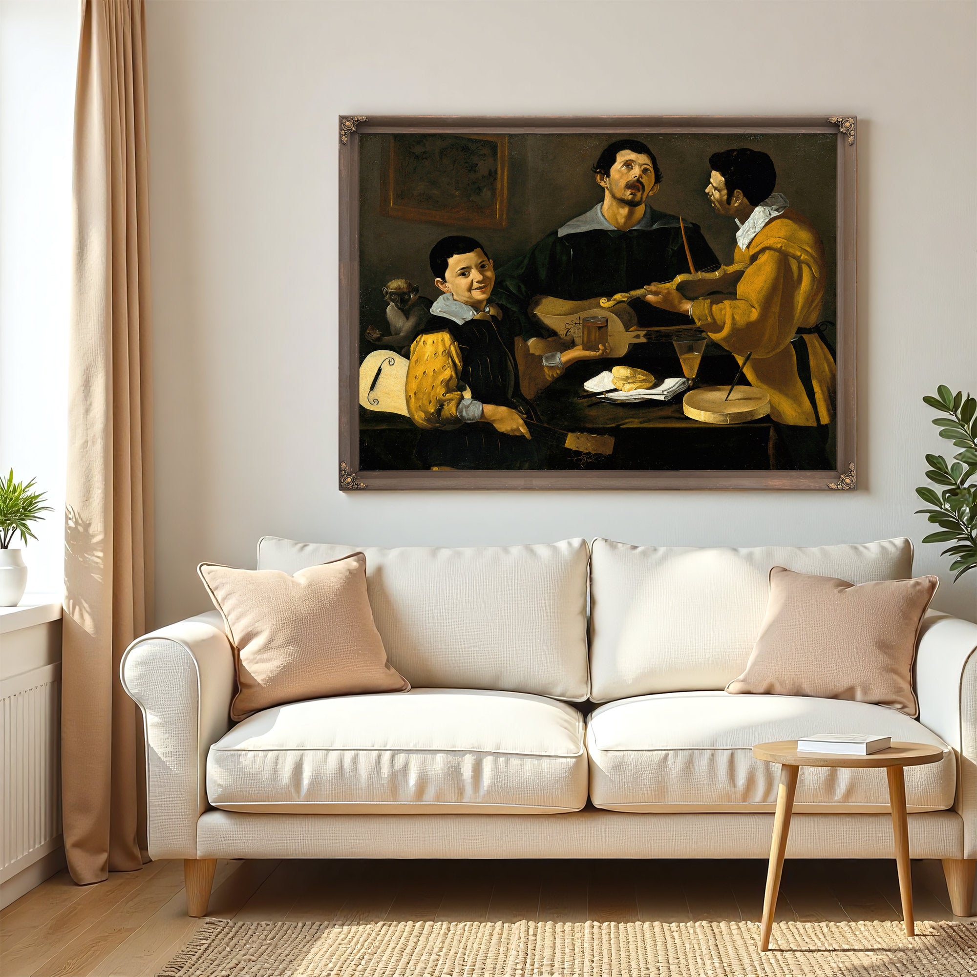 The Three Musicians By Diego Velazquez