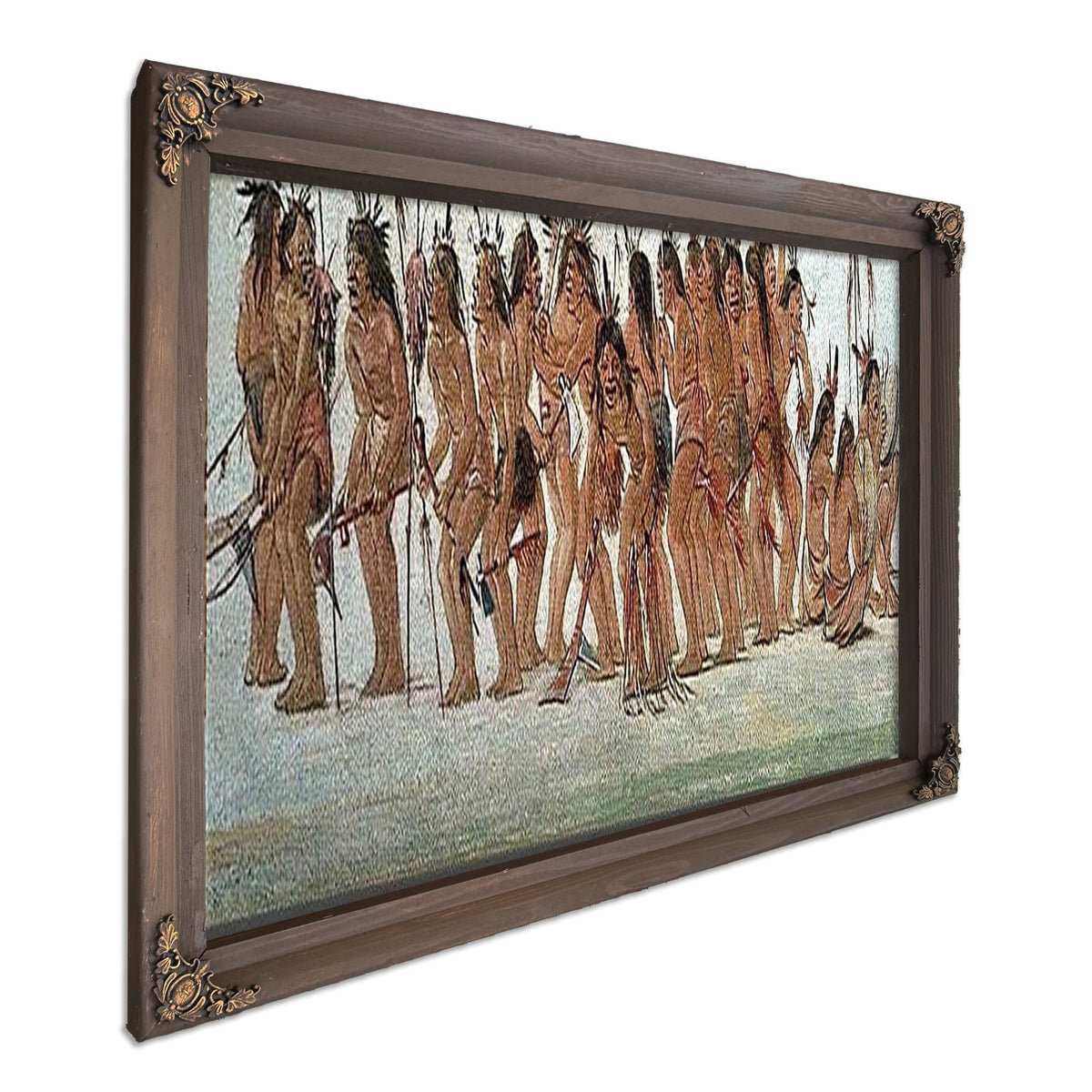 Dog Dance At Fort Snelling By George Catlin