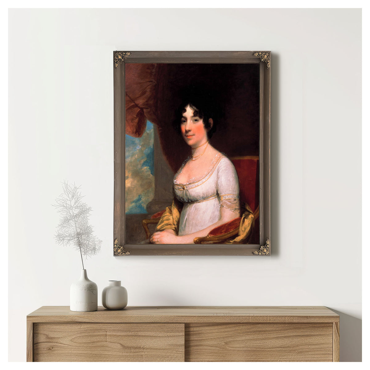 Dolley Payne Madison Mrs James Madison by Gilbert Stuart