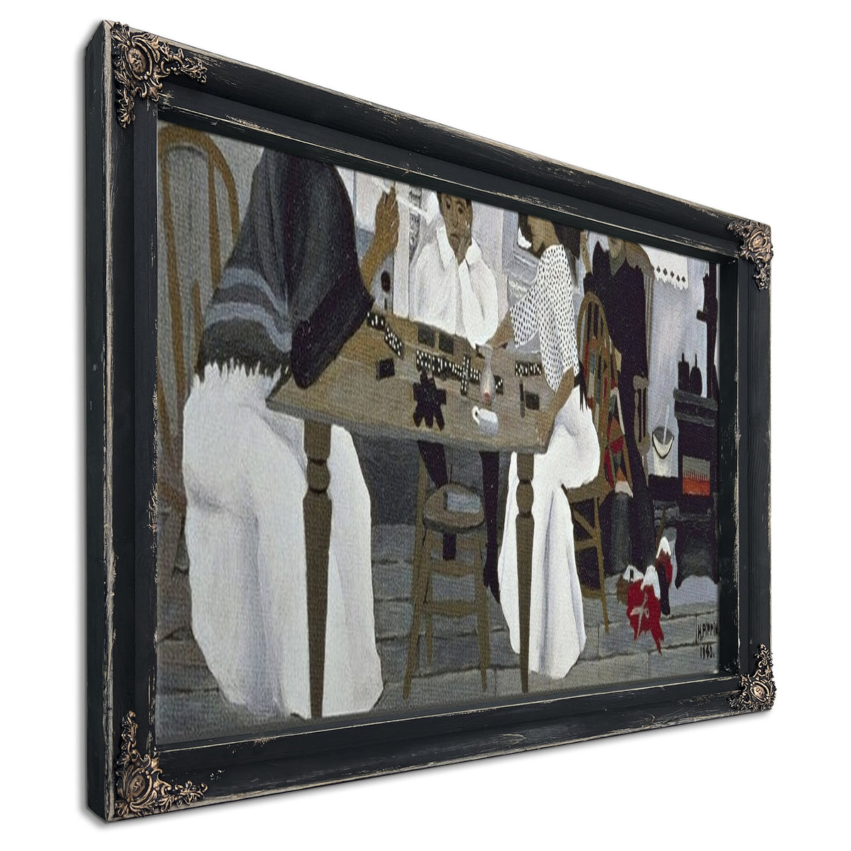 Domino Players By Horace Pippin