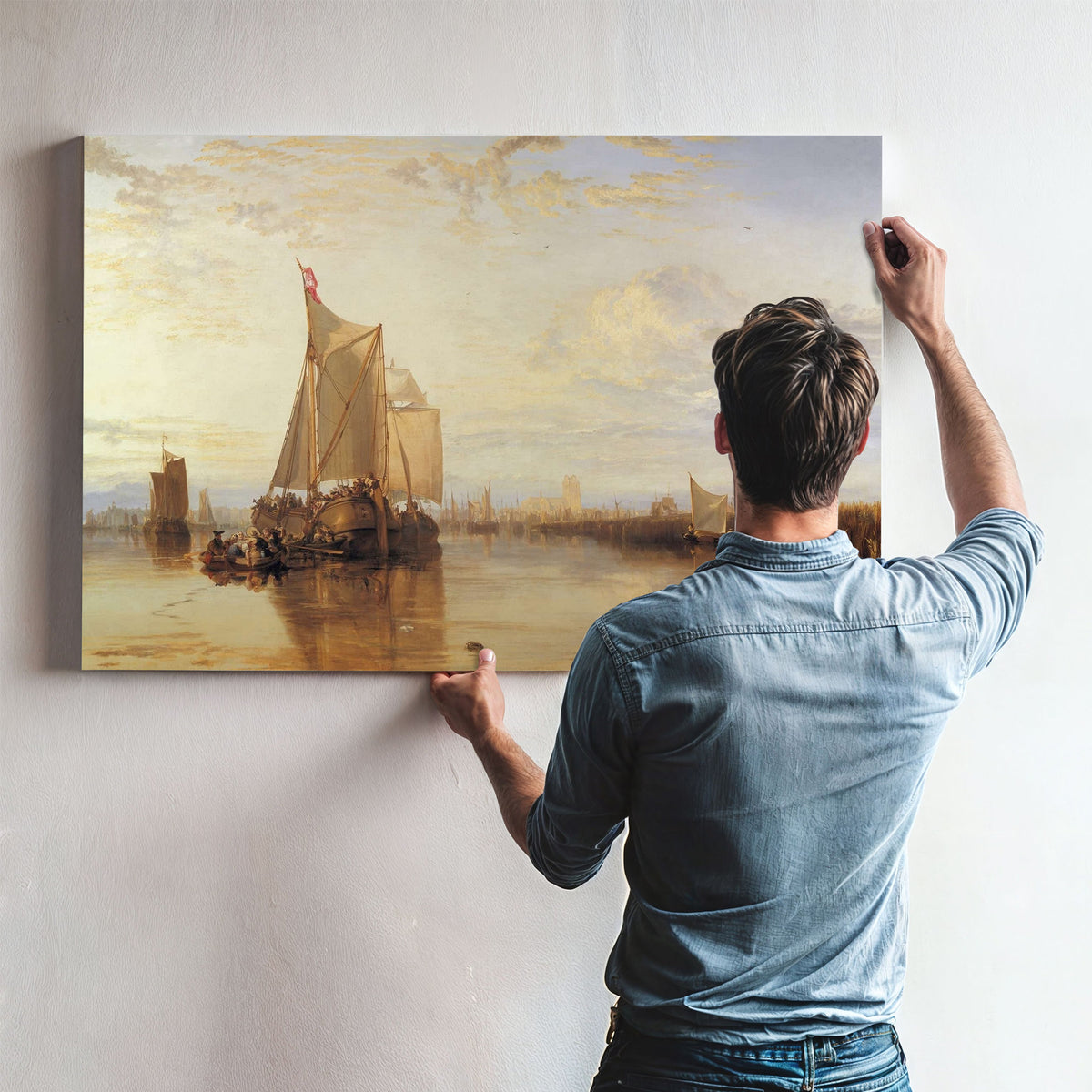 Dort Or Dordrecht The Dort Packet Boat From Rotterdam Becalmed by Joseph Mallord William Turner