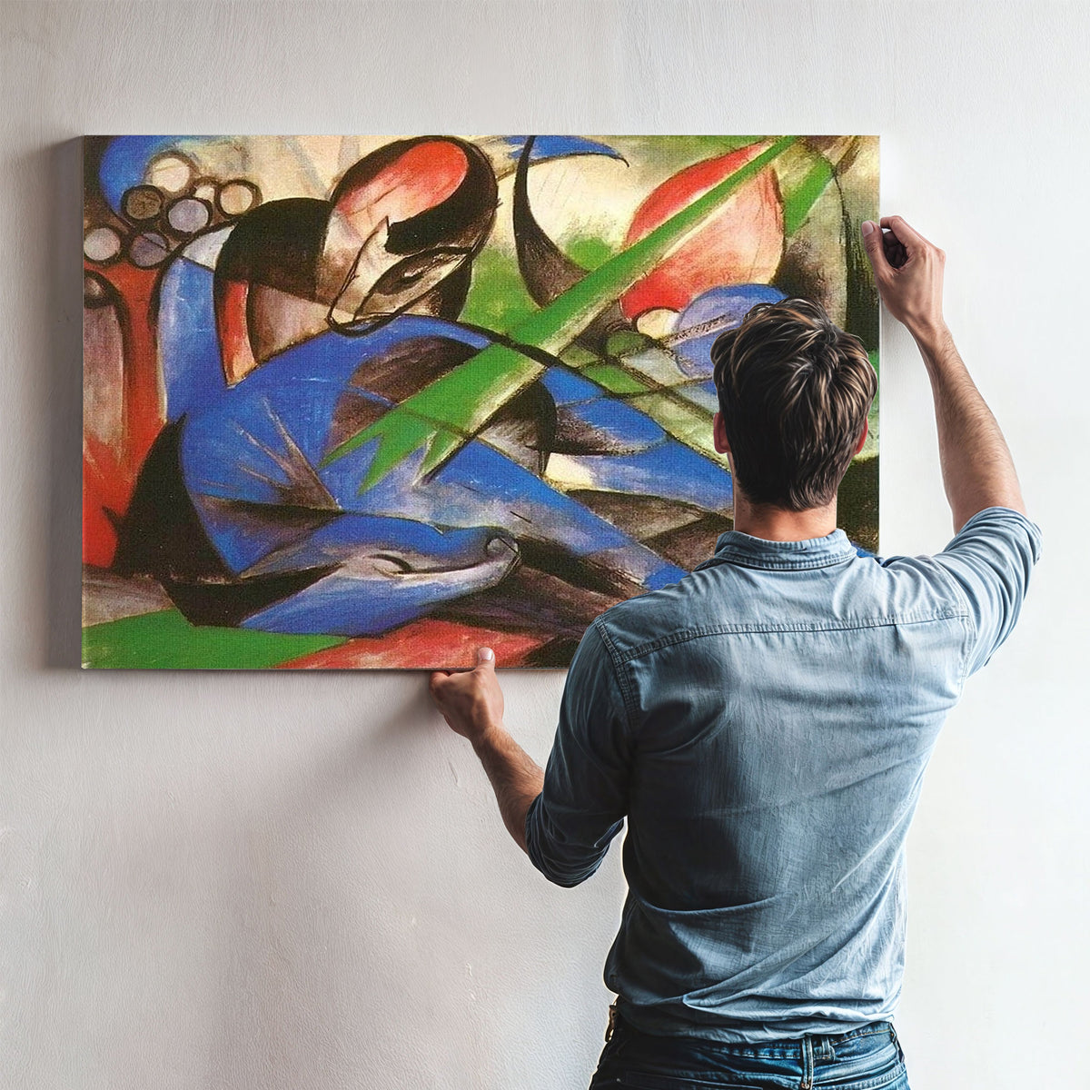 Dreaming Horse By Franz Marc