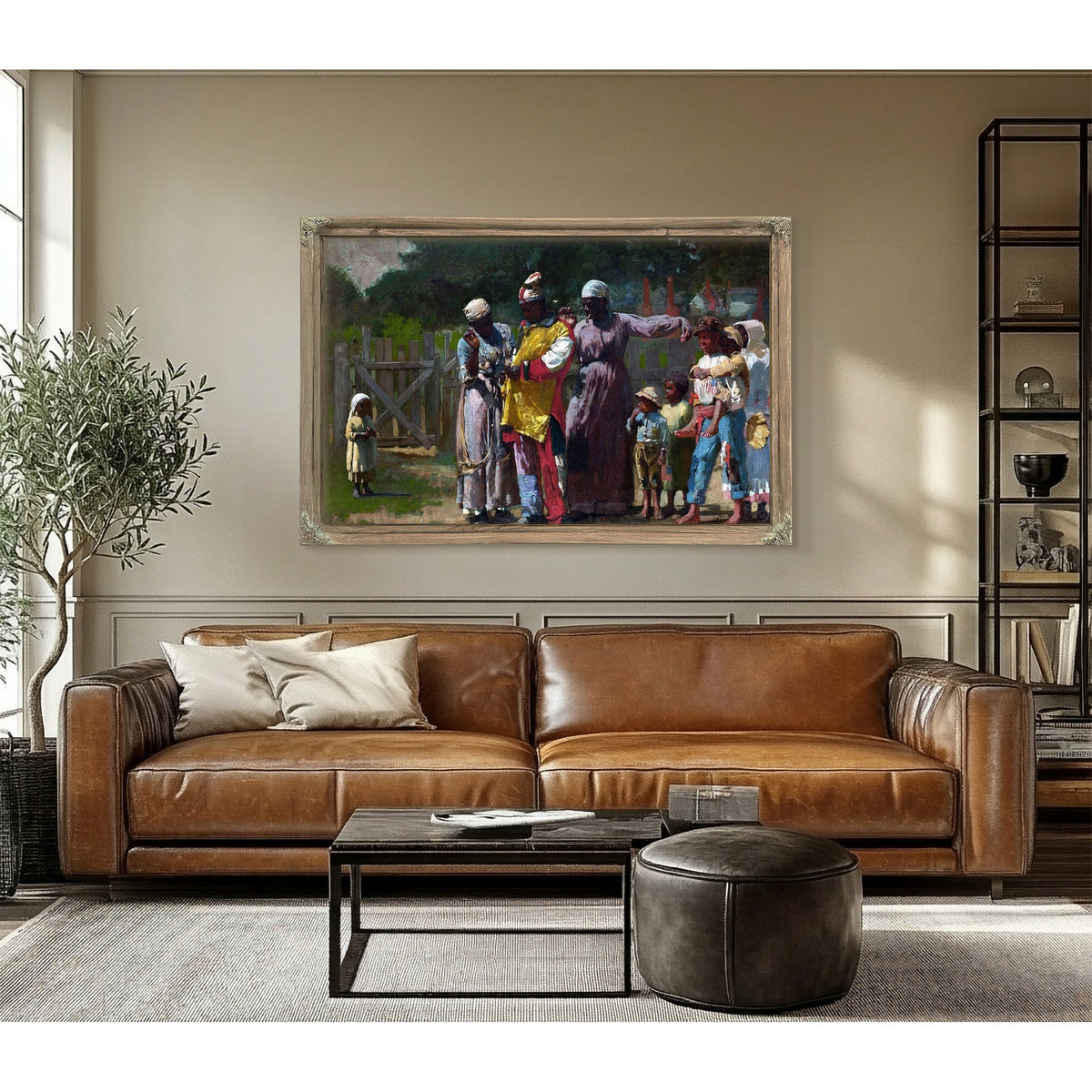 Dressing For The Carnival Painting Winslow Homer Canvas Art