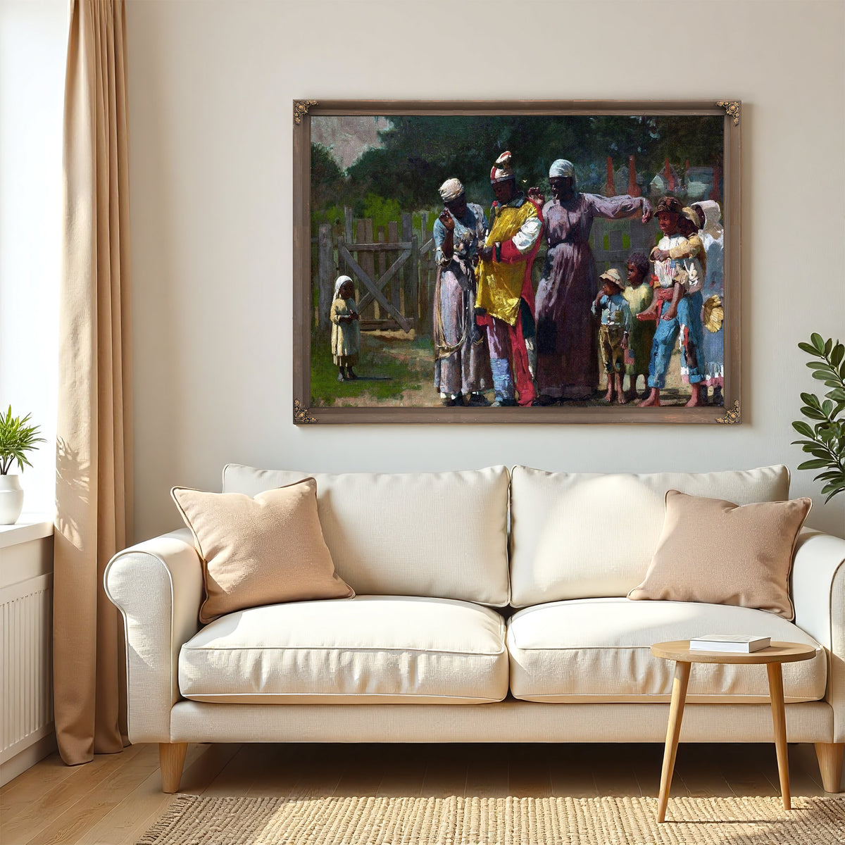 Dressing For The Carnival Painting Winslow Homer Canvas Art