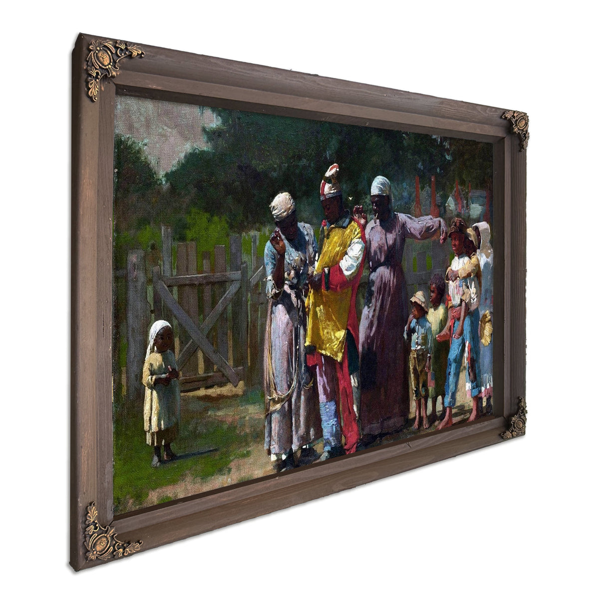 Dressing For The Carnival Painting Winslow Homer Canvas Art
