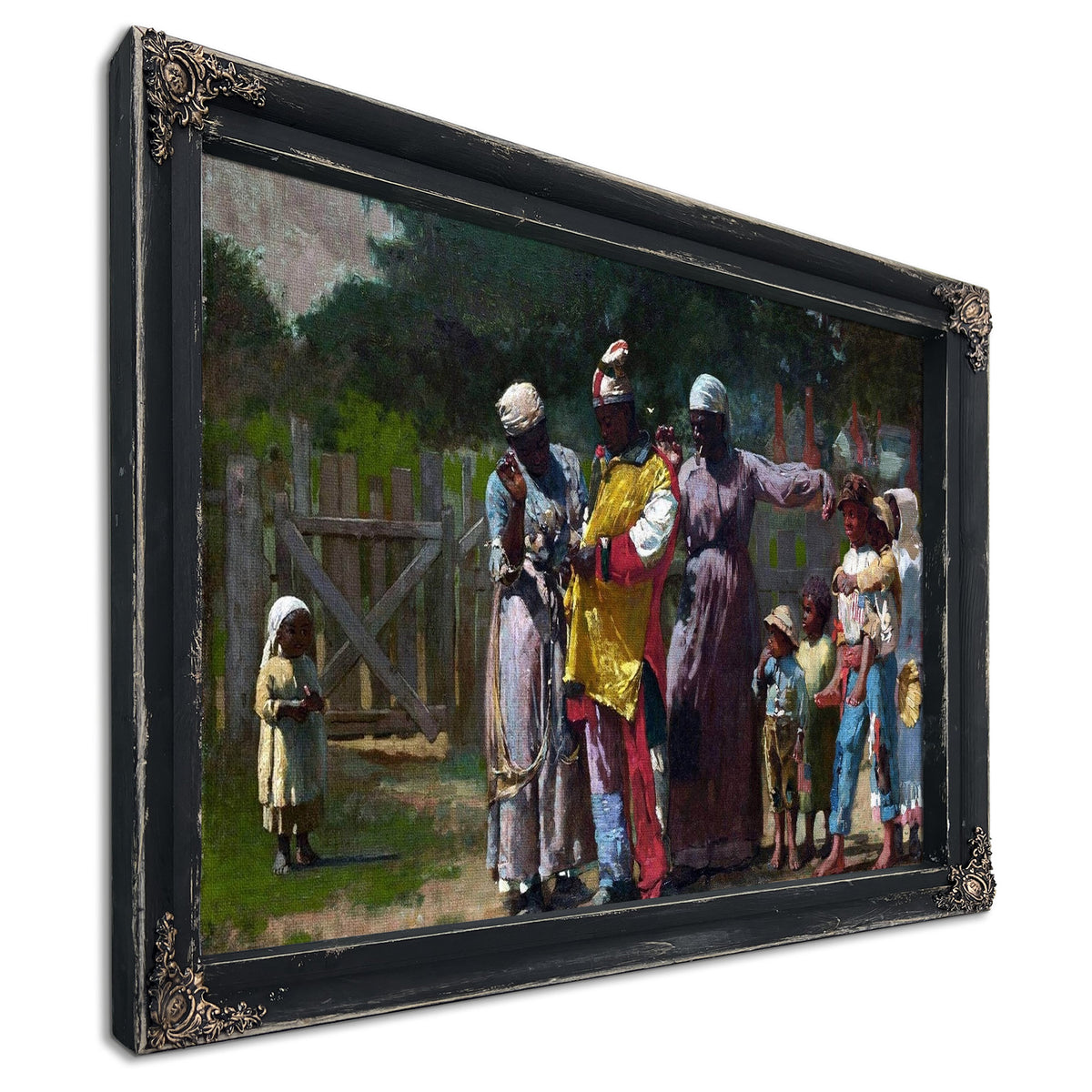 Dressing For The Carnival Painting Winslow Homer Canvas Art