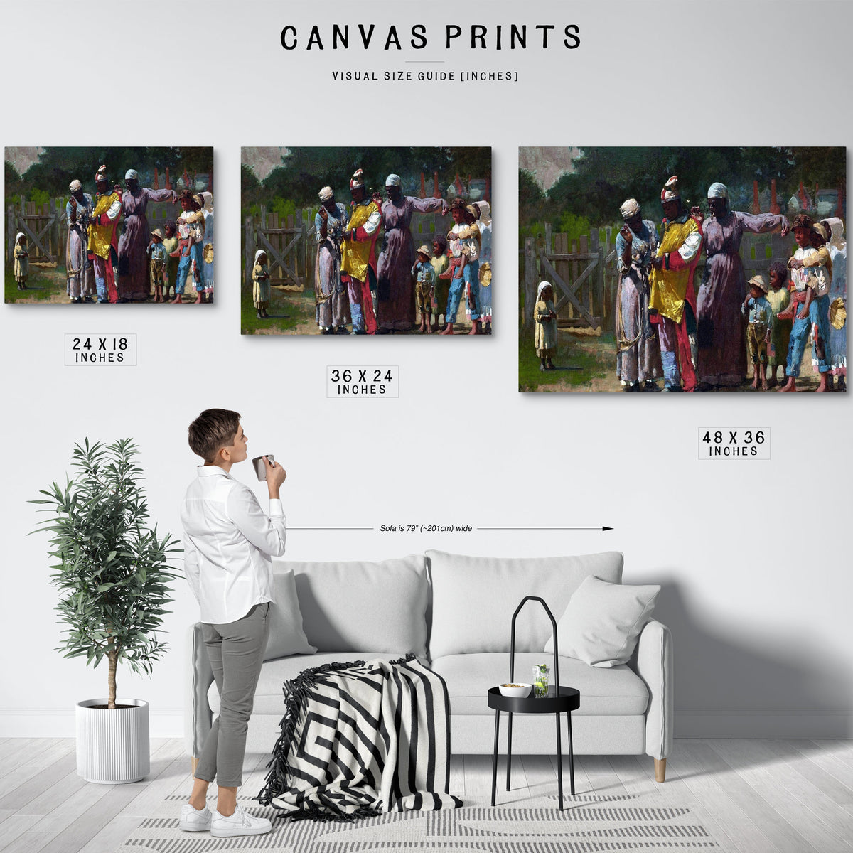 Dressing For The Carnival Painting Winslow Homer Canvas Art