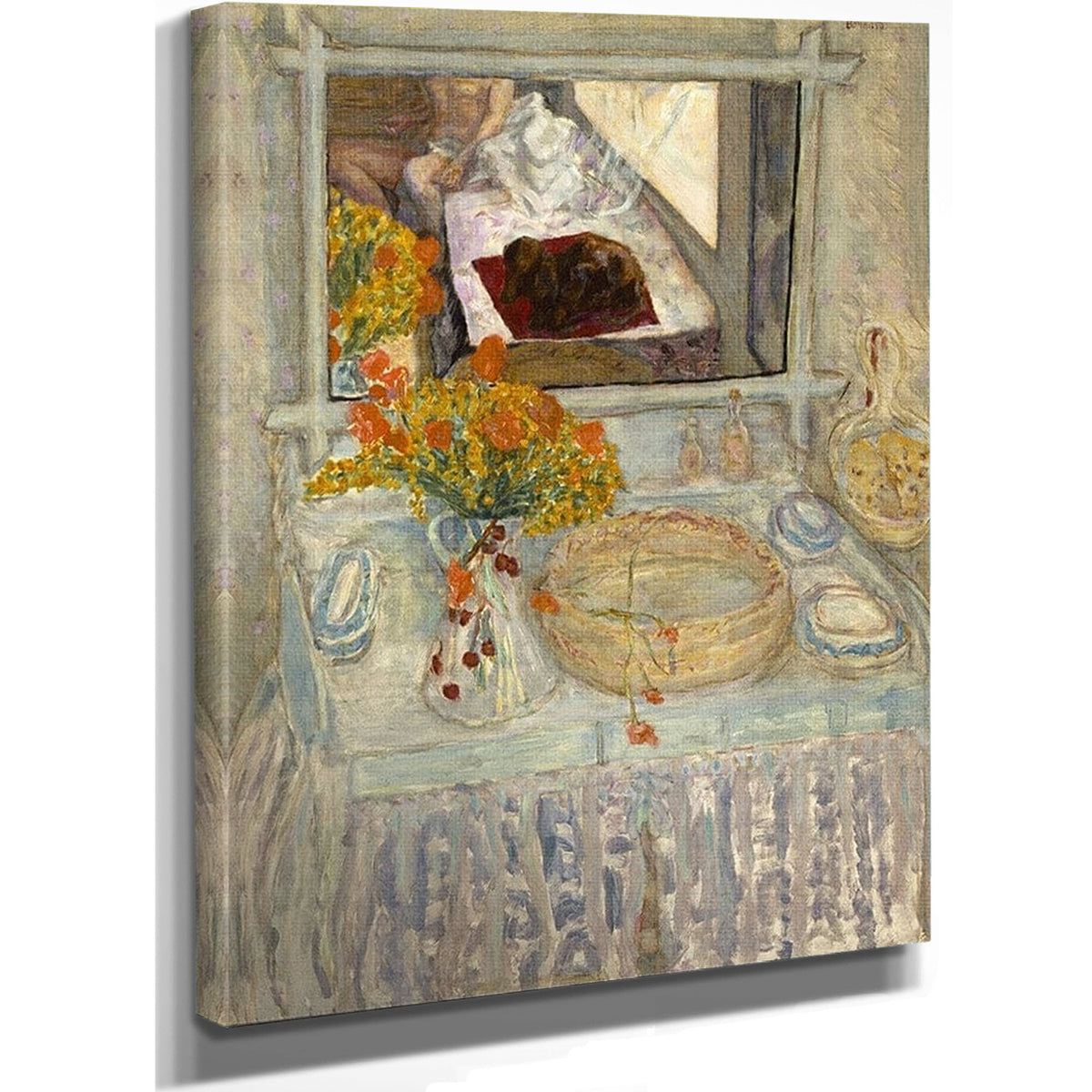 Dressing Table And Mirror By Pierre Bonnard