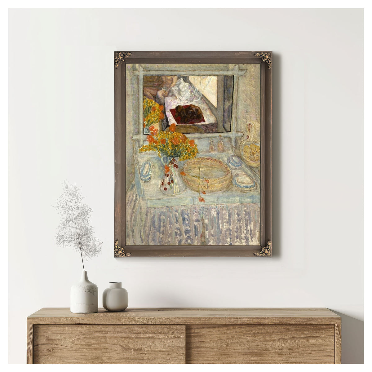 Dressing Table And Mirror By Pierre Bonnard