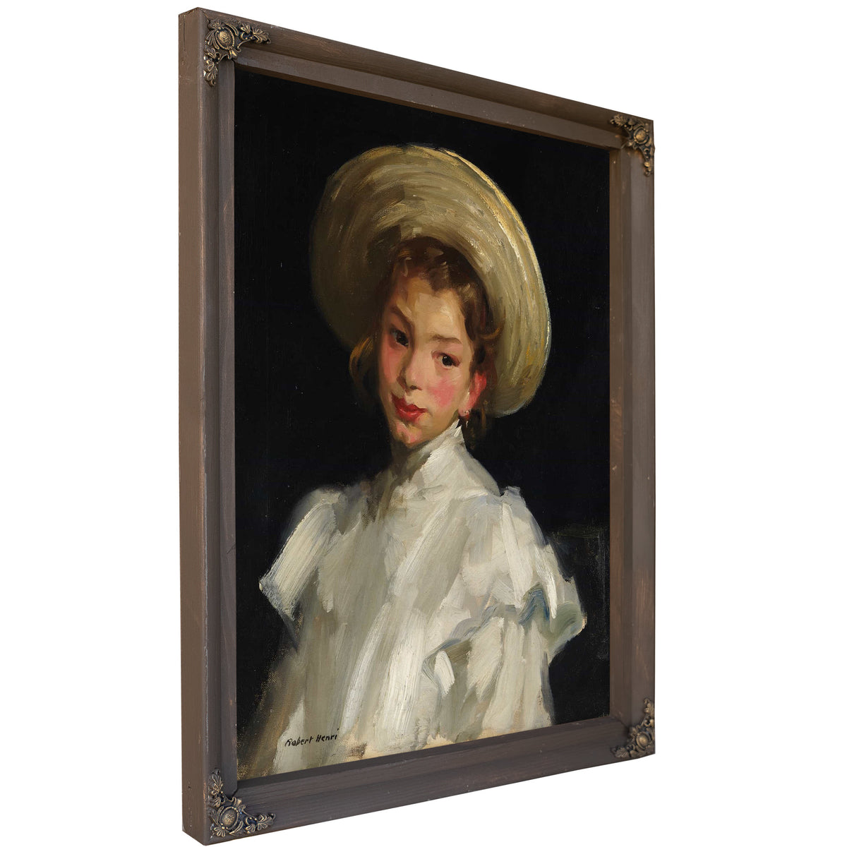 Dutch Girl In White by Robert Henri
