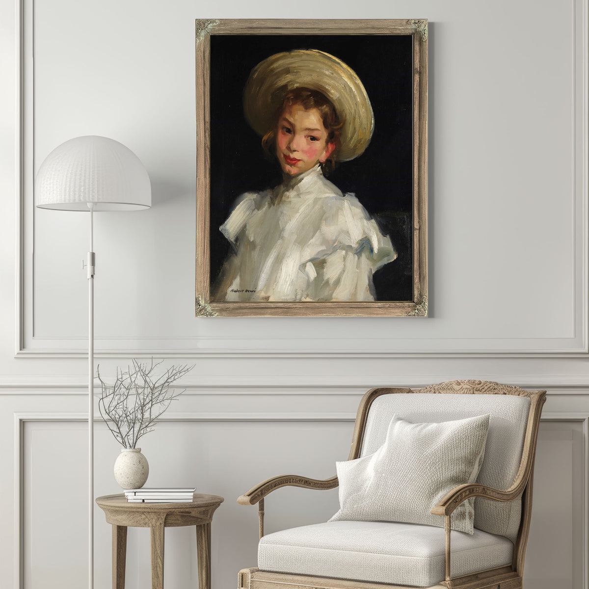 Dutch Girl In White by Robert Henri