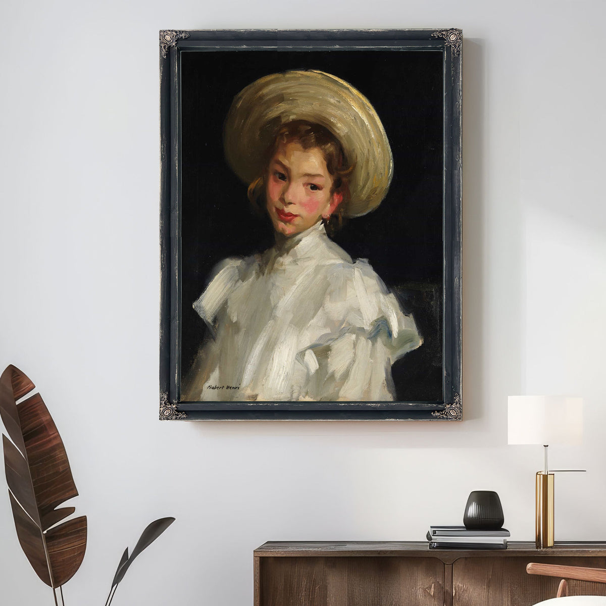 Dutch Girl In White by Robert Henri