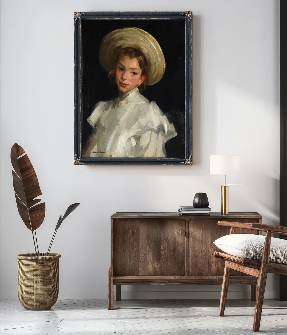 Dutch Girl In White by Robert Henri