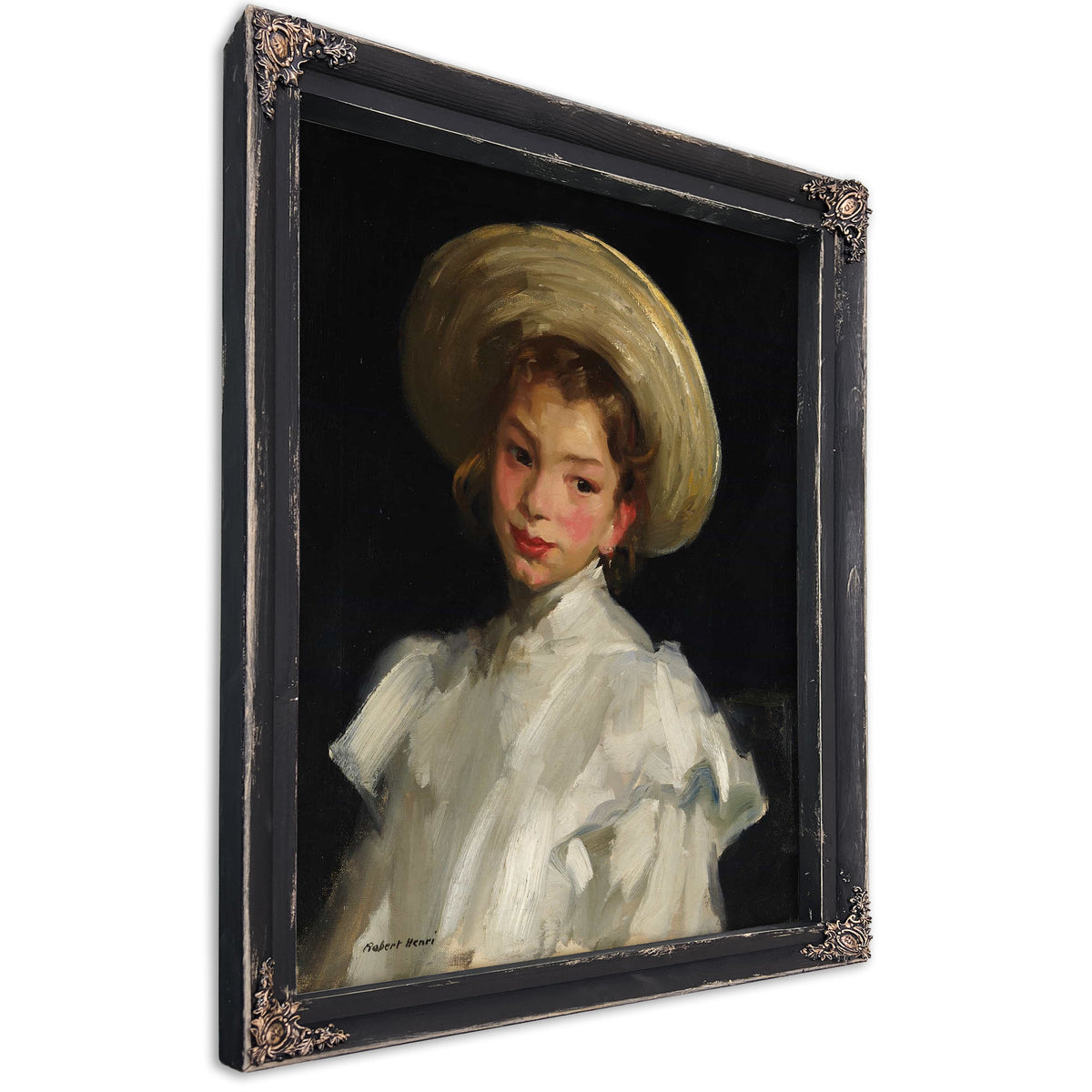Dutch Girl In White by Robert Henri