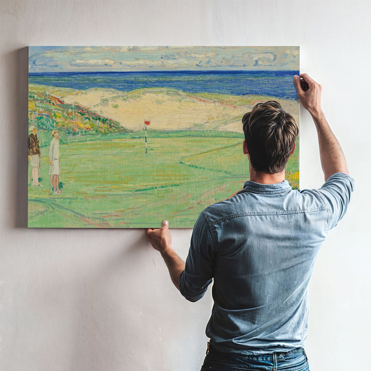 East Course Maidstone Club by Childe Hassam