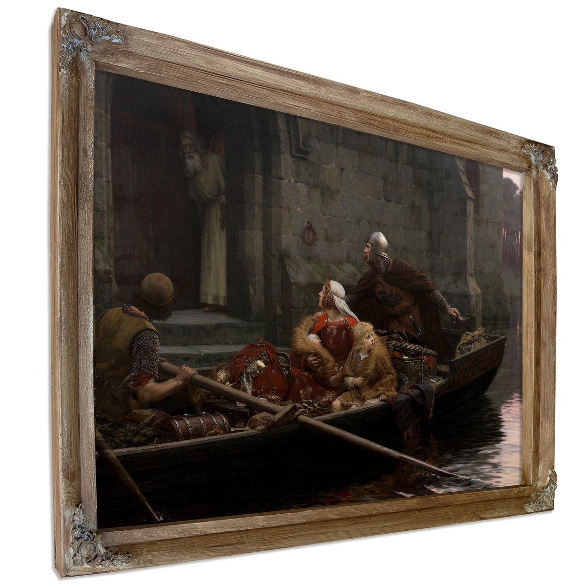 In Time Peril By Edmund Blair Leighton
