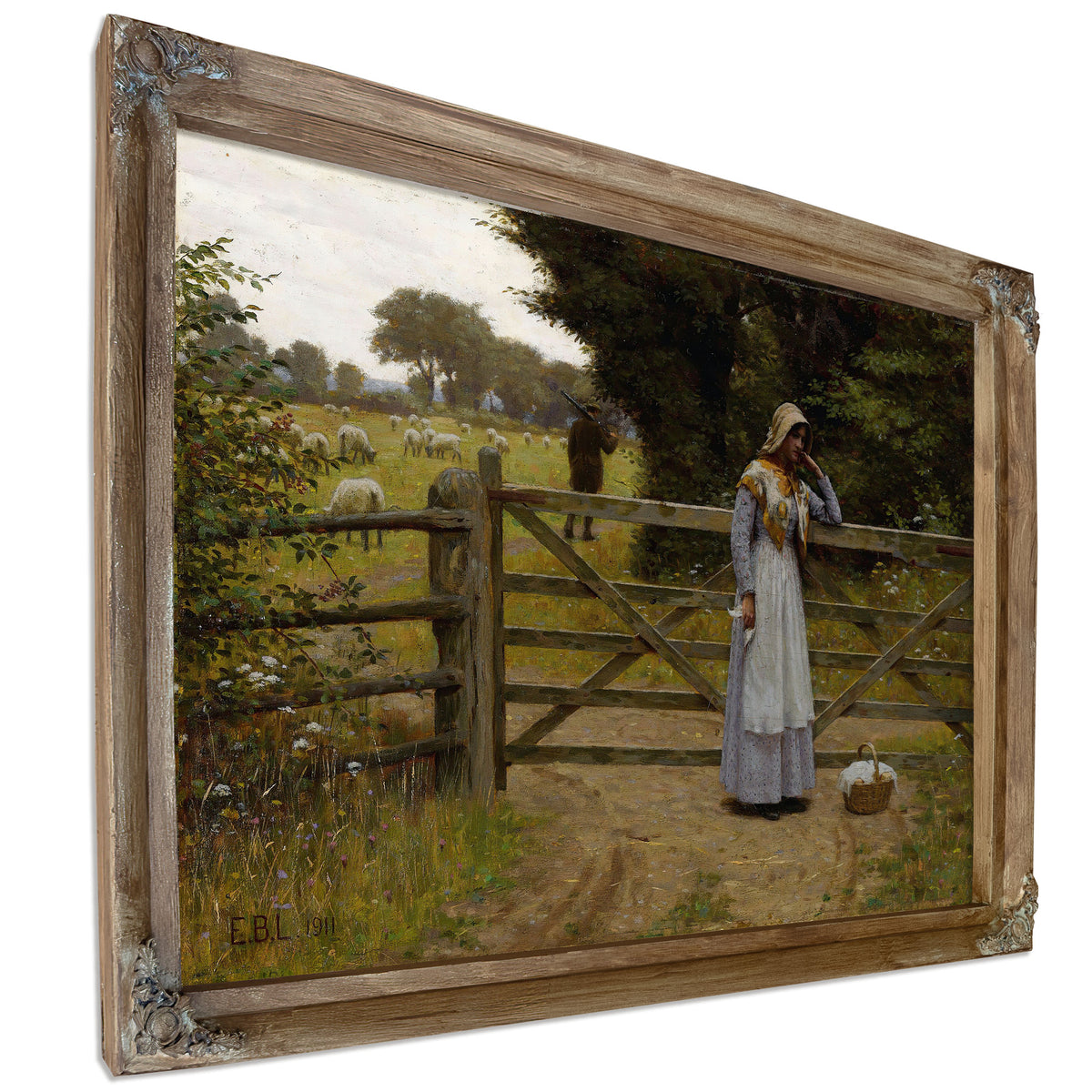 Off By Edmund Blair Leighton